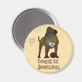 French Mastiff Magnet (Vorderseite/Rückseite)