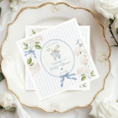 French Nursery Baby Shower Coquette Clothesline  Serviette