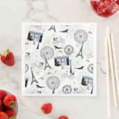 French Paper Napkin Serviette (Beispiel)