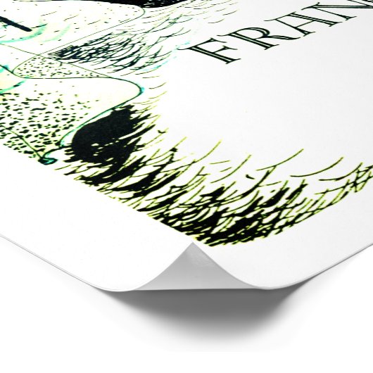 French Parfüm Francois Villon Werbung Print Poster (Ecke)