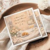 French Paris Bridal Shower Serviette