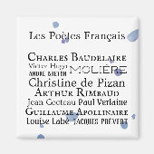 French Poets Magnet (Vorne)