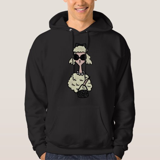 French Poodle Hoodie (Vorderseite)