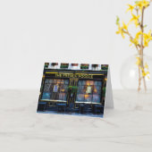 French Poodle Pub Karte (Gelbe Blume)