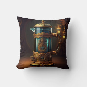 French Press im Steampunk-Stil Kissen