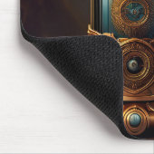 French Press im Steampunk-Stil Mousepad (Ecke)