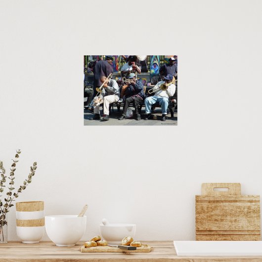 French Quarter Jazz Poster (Küche)