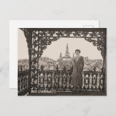 French Quarter Lace Balcony Postkarte (Vorne/Hinten)