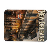 French Quarter USA Magnet (Horizontal)
