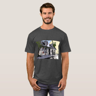 French Quarter Vintage Schwarze Schmiede Shop T-Shirt