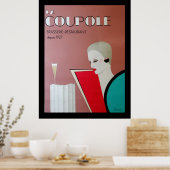 French Restaurant Vintage poster französisch (Küche)