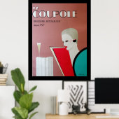 French Restaurant Vintage poster französisch (Heimbüro)