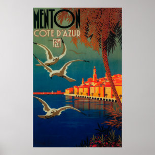 French Riviera Travel Poster # 1
