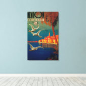 French Riviera Travel Poster # 1 Leinwanddruck (Insitu (Holzboden))