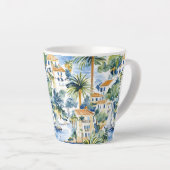 French Riviera Tropical Palm Trees Milchtasse (Rechte Ecke)