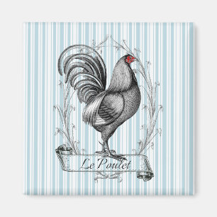 French Rooster Le Poulet Magnet