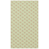 French Sage Green Viktorianisch Style Floral Rokok Tischdecke (Vorderseite)