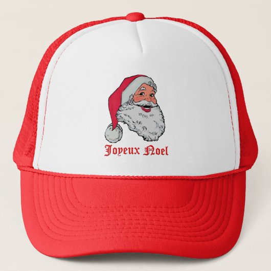 French Santa Claus Hat Truckerkappe (Vorderseite)