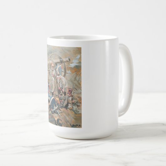 French Soldier Kaffeetasse (VorderseiteRechts)