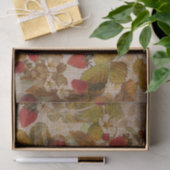 French Strawberries Cretonne Seidenpapier (Geschenk)