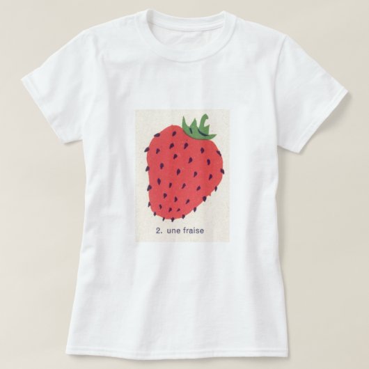 French Strawberry T-Shirt (Design vorne)