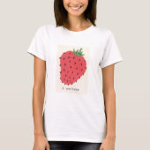 French Strawberry T-Shirt (Vorderseite)