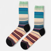 French-Stripes-Socken Socken (Linkes Detail)