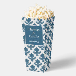 French Tapestry Blue and White Geschenkschachtel