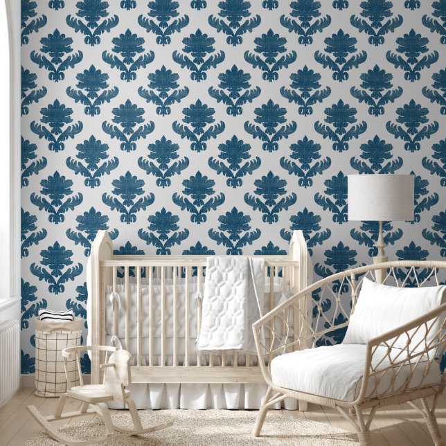 French Tapestry Blue and White Tapete (Kinder)