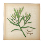 French Tarragon Herb Fliese (Vorderseite)
