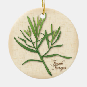 French Tarragon Herb Ornament