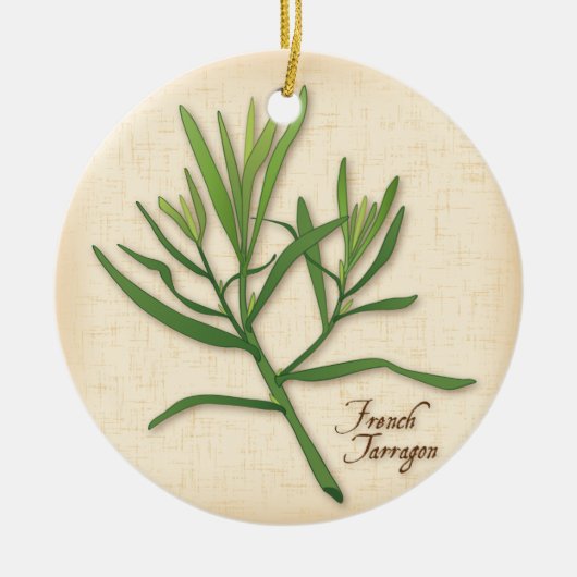 French Tarragon Herb Ornament (Vorne)