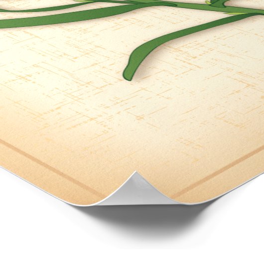 French Tarragon Herb Poster (Ecke)