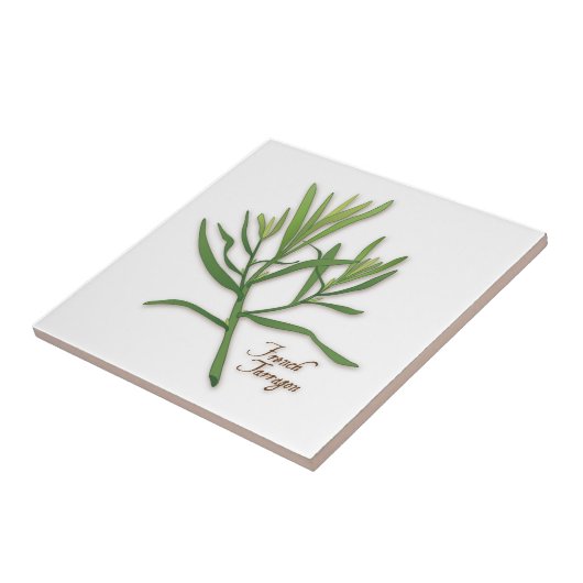 French Tarragon Herb Tile Fliese (Seite)