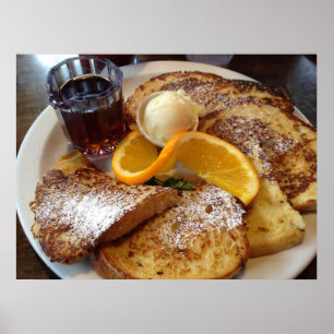 French Toast - Breakfast Foto Posters Poster