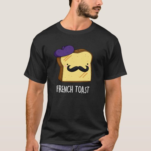 French Toast Funny Brot Pub Dark BG T-Shirt (Vorderseite)