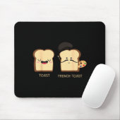 French Toast Funny Pun Novelty Mousepad (Mit Mouse)