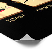 French Toast Funny Pun Novelty Poster (Ecke)