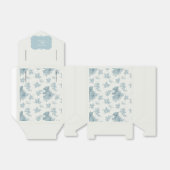 French Toile Bear und Bunny Baby Dusche Geschenkschachtel (Ungefaltet)