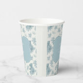 French Toile Bear und Bunny Baby Dusche Pappbecher (Rechts)