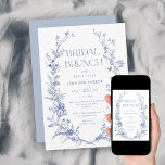 French Toile Blue Bridal Brunch Einladung<br><div class="desc">Einladung von French Toile Blue Bridal Brunch | Chinoiserie etwas Blau,  bevor ich Bridal Dusche Einladungen.</div>