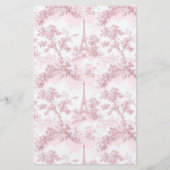 French Toile Bridal shower emoji Pictionary game (Rückseite)