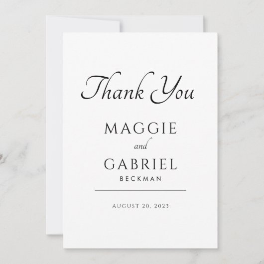 French Toile Dusty Rose Floral Wedding Dankeskarte (Vorderseite)