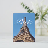 French Travel Paris Eiffel Tower Foto Postkarte (Stehend Vorderseite)