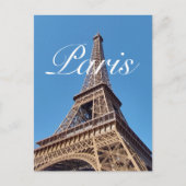 French Travel Paris Eiffel Tower Foto Postkarte (Vorderseite)
