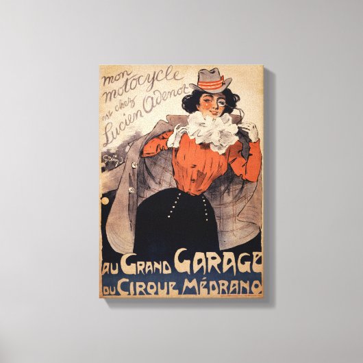 French Vintage Poster ca. 1890 Restauriert Leinwanddruck (Vorderseite)