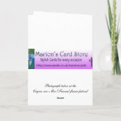 French Wedding Gratulationen Karte (Rückseite)