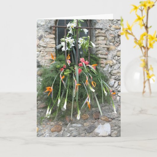 French Wedding Gratulationen Karte (Gelbe Blume)