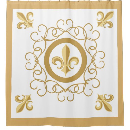 French White Duschvorhang (Vorderseite)