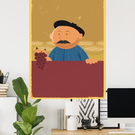 French Winemaker Poster (Heimbüro)